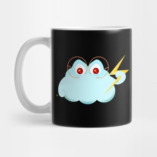 "When the sky is mad" mood cloud Mug